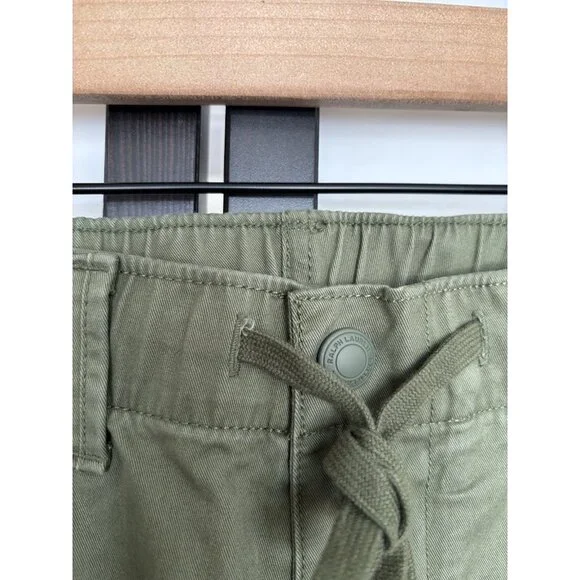 Polo Ralph Lauren Utility Cargo Pants Slim Fit Olive Green Size 34x30 Preppy NWT